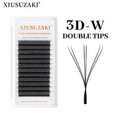 XIUSUZAKI 6D W Shape Eyelash Extensions Blister Premade Fans